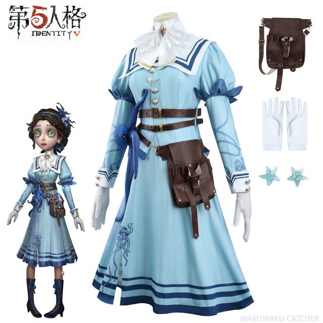 コスプレ衣装 アイデンティティV ドクター エターナルフラワー 金属ヘッド 紫スキンカード アニメゲーム衣装