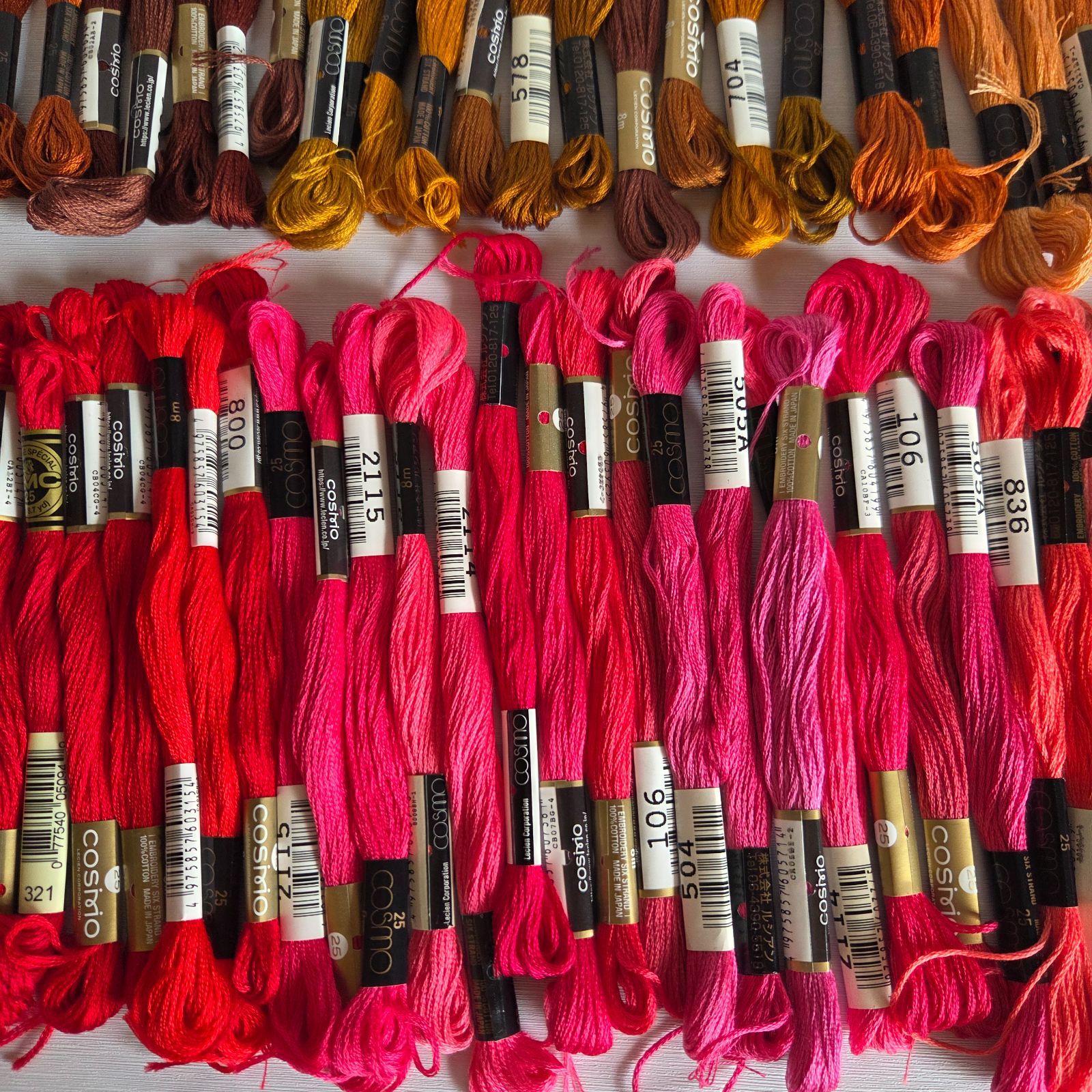 刺繍糸　まとめ売り 送料無料お好みの色を備考欄にご記入ください