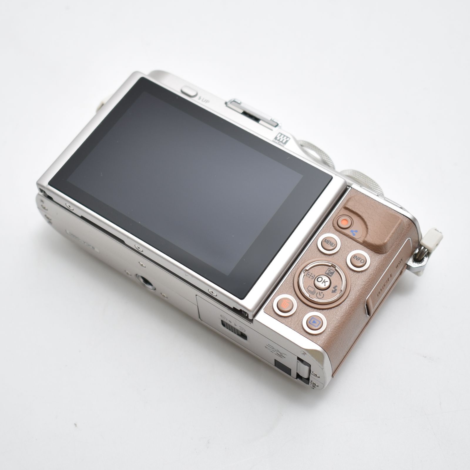OLYMPUS PEN E-PL10 EZダブルズームキット ブラウン おすすめ]OLYMPUS