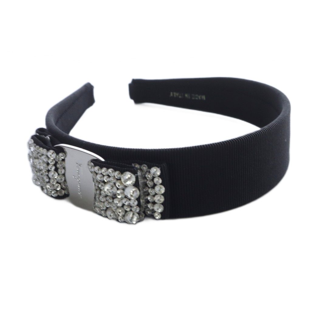 【極美品】サルヴァトーレフェラガモ ヴァラリボン ラインストーン カチューシャ 楽天市場】サルヴァトーレフェラガモ カチューシャ ヴァラ