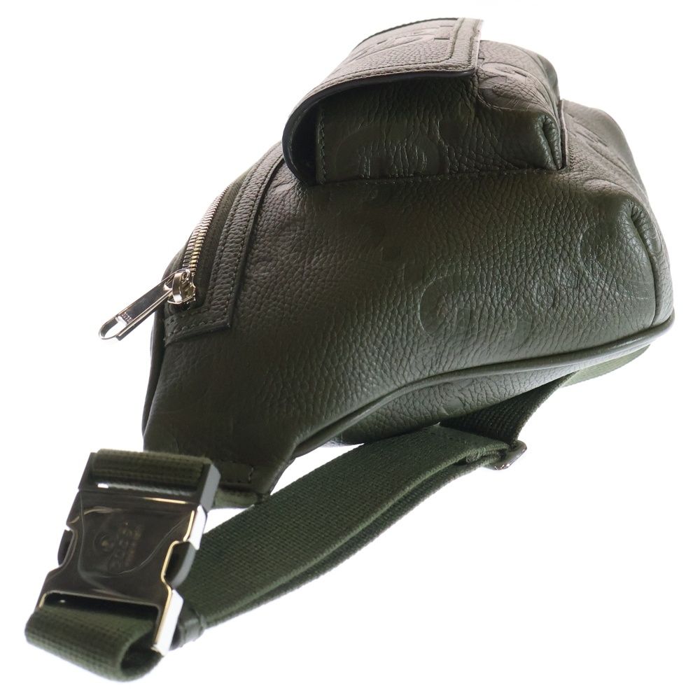数回着用 GUCCI グッチ Jumbo GG Large Belt Bag ジャンボGG ラージベルトバッグ ウエストバッグ カーキ 645098 525040