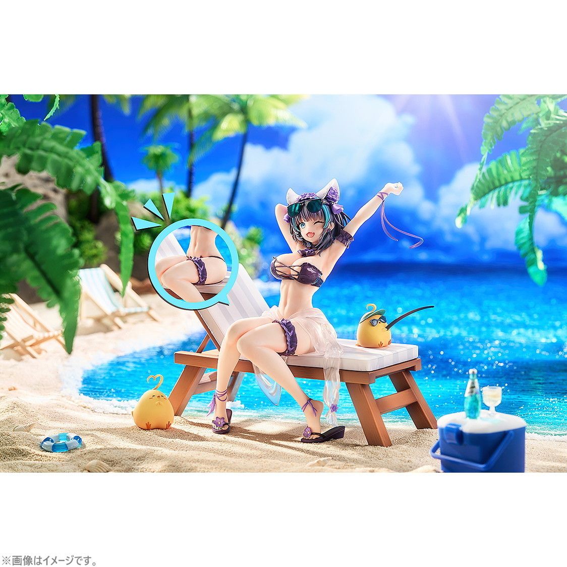 【新品】アズールレーン チェシャー 1/7 フィギュア (グッドスマイルA上海) チェシャー デーティングサマー! アズールレーン 1/7 完成品