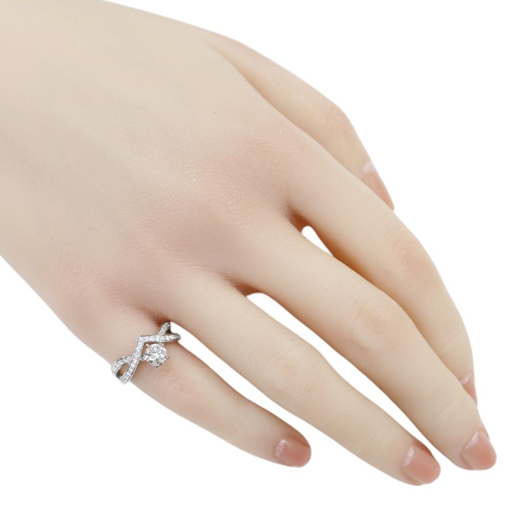 ショーメ ジョゼフィーヌ リング 指輪 7号 Pt950プラチナ ダイヤモンド