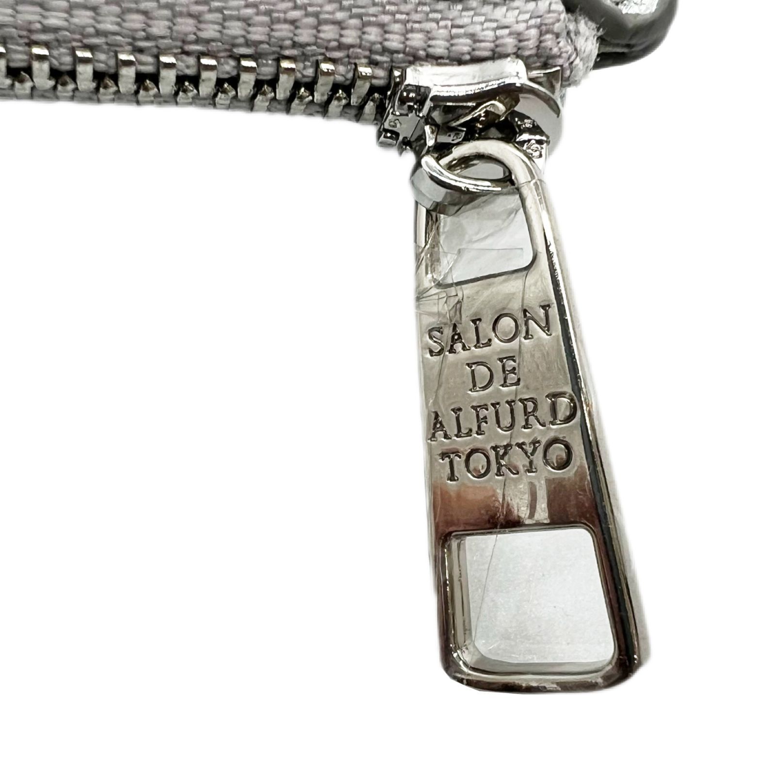 SALON DE ALFURD サロン・ド・アルファード　 ルクーチェ シルバー ルクーチェ L字ファスナー ミニ財布（財布）｜SALON DE ALFURD