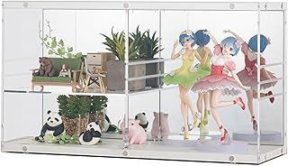 ドウシシャ スタッキングができる 背面ミラーの コレクションケース 扉が外せてディスプレイや撮影がしやすい フィギュアケース ホワイト CCS53-WH 幅53.5cm×奥行20cm×高さ30cm ディスプレイラック スチールラック