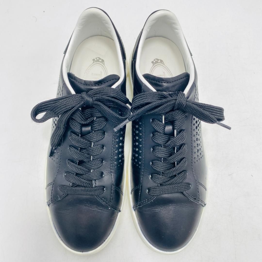 美品 TOD'S トッズ スニーカー パンチング レースアップ 35
