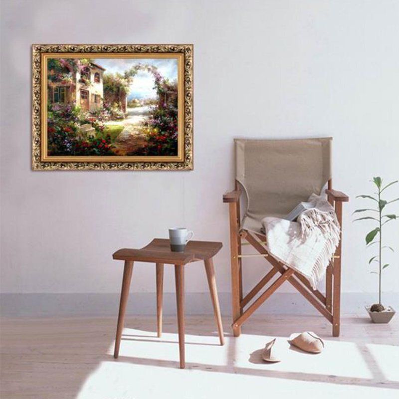 油彩 静物画 風景画 廊下壁画 応接間掛画 玄関飾り 装飾画 花の