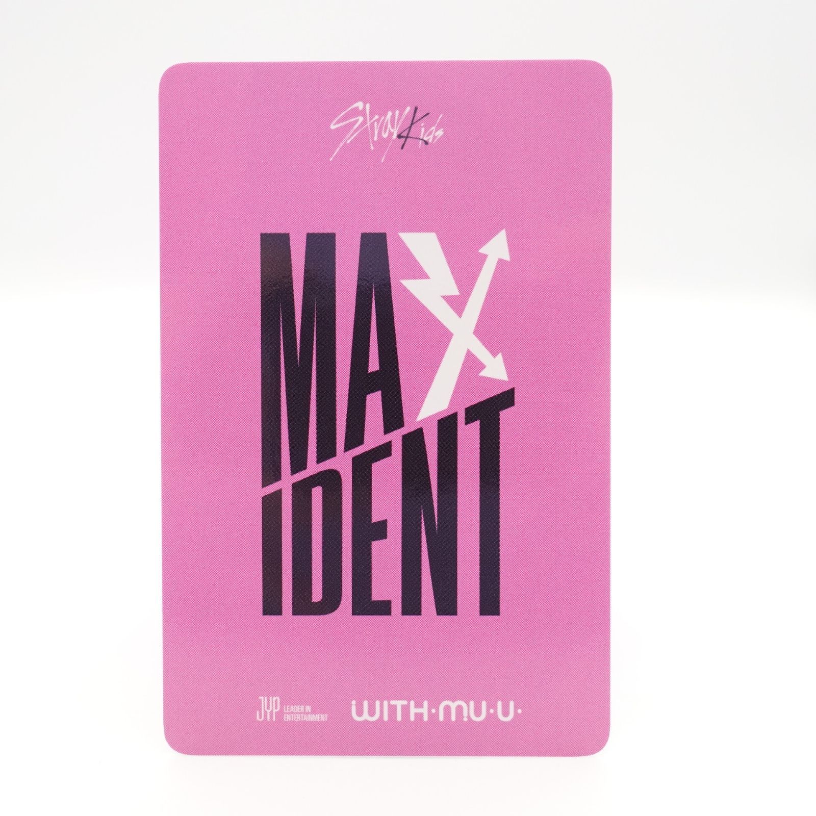 Stray kids スキズ MAXIDENT withmuu トレカ Stray Kids チャンビン MAXIDENT WITHMUU特典 トレカ フォト