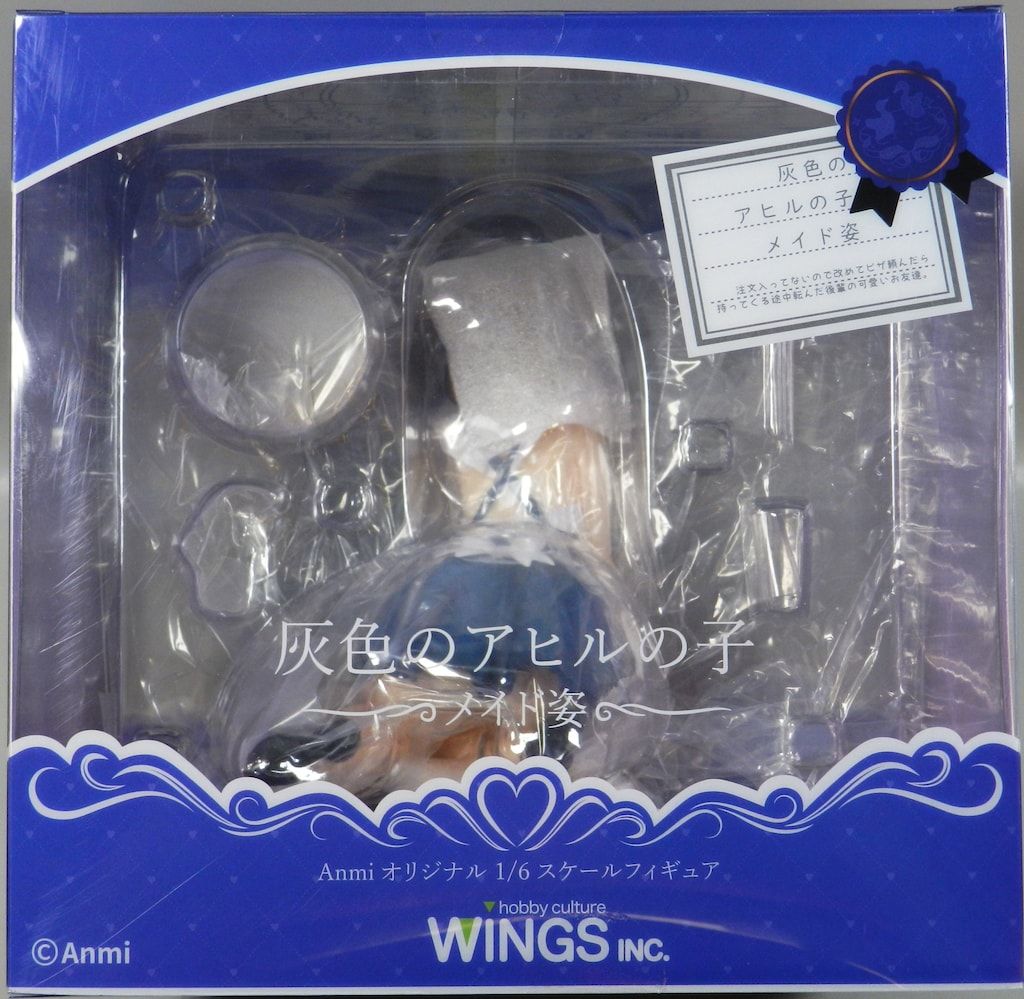 anmi 灰色のアヒルの子　メイド　フィギュア　新品未開封　正規品　Wings フィギュア ☆ Anmi 灰色のアヒルの子メイド姿 1/6 完成品フィギュア