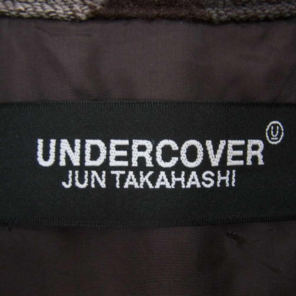 UNDERCOVER アンダーカバー 23AW UC2C4203 アーガイル 襟レザー