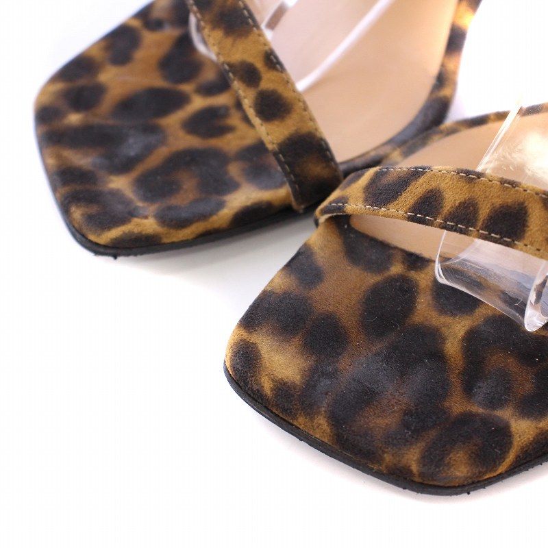 BRENTA ブレンタ ストラップサンダル　レオパード 35 Rouge vif サンダル 「BRENTA/ブレンタ」レオパード柄ストラップ