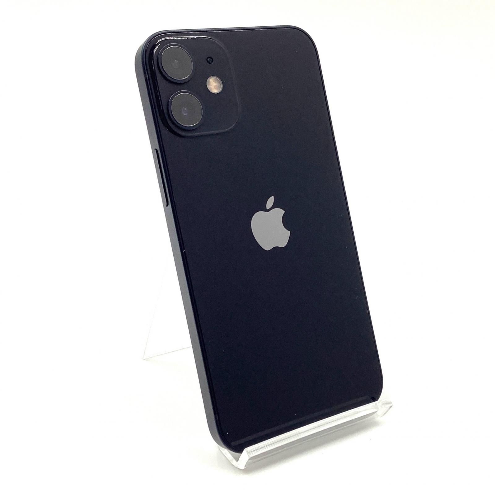 全額返金保証 最速発送 Apple iPhone 12 mini 64GB ブラック 動作 済 83%
