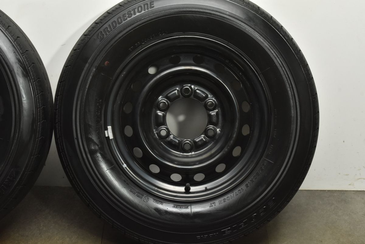 まとめ売り 交換用に トヨタ 200 ハイエース 純正 15in 6J 35 PCD139.7 ブリヂストン エコピア RD613 195 80R15 LT レジアスエース 流用