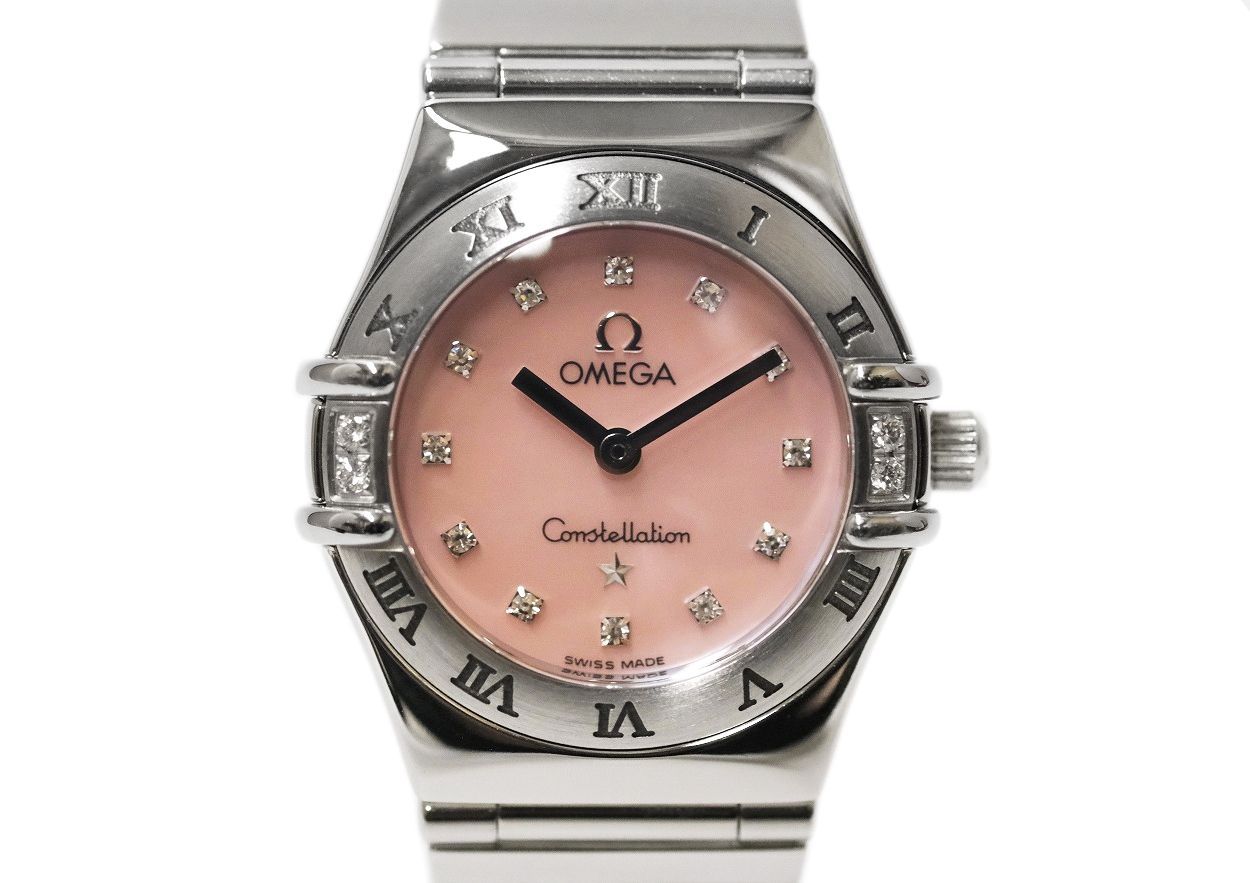 オメガ レディース コンステレーション ミニ マイチョイス QZ
