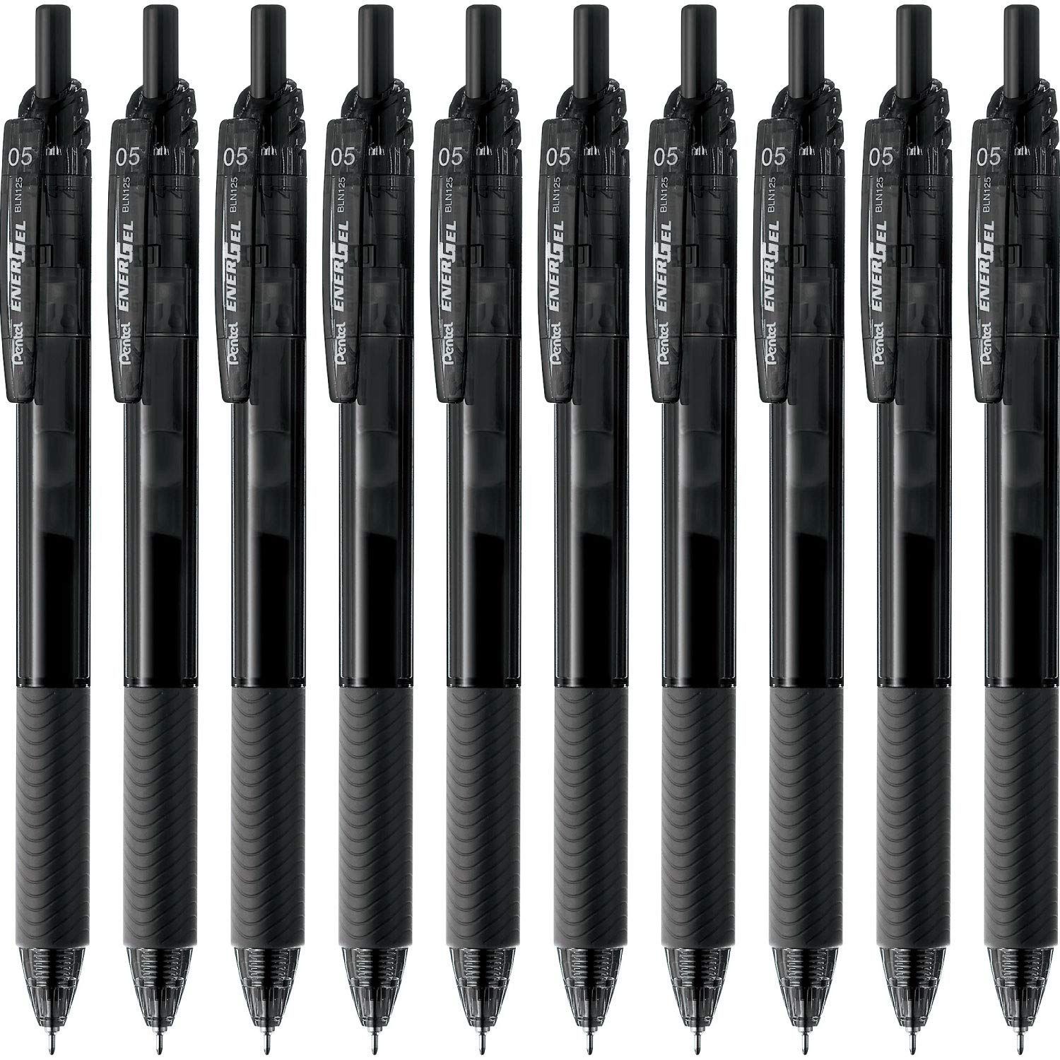 BLN125-A　エナージェルS　10本　在庫処分ぺんてる　生活応援ストア　黒　ゲルインキボールペン　0.5mm　メルカリ