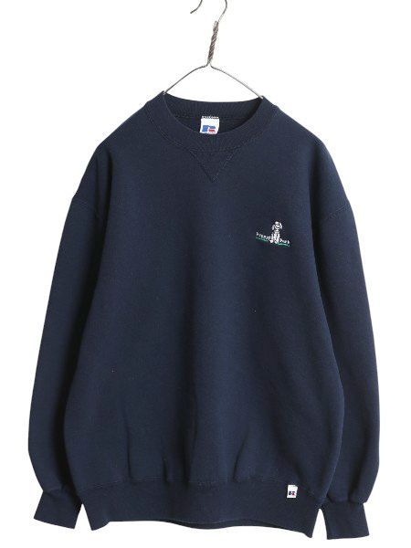 お得なクーポン配布中!】 90s USA製 ラッセル ワンポイント ドッグ