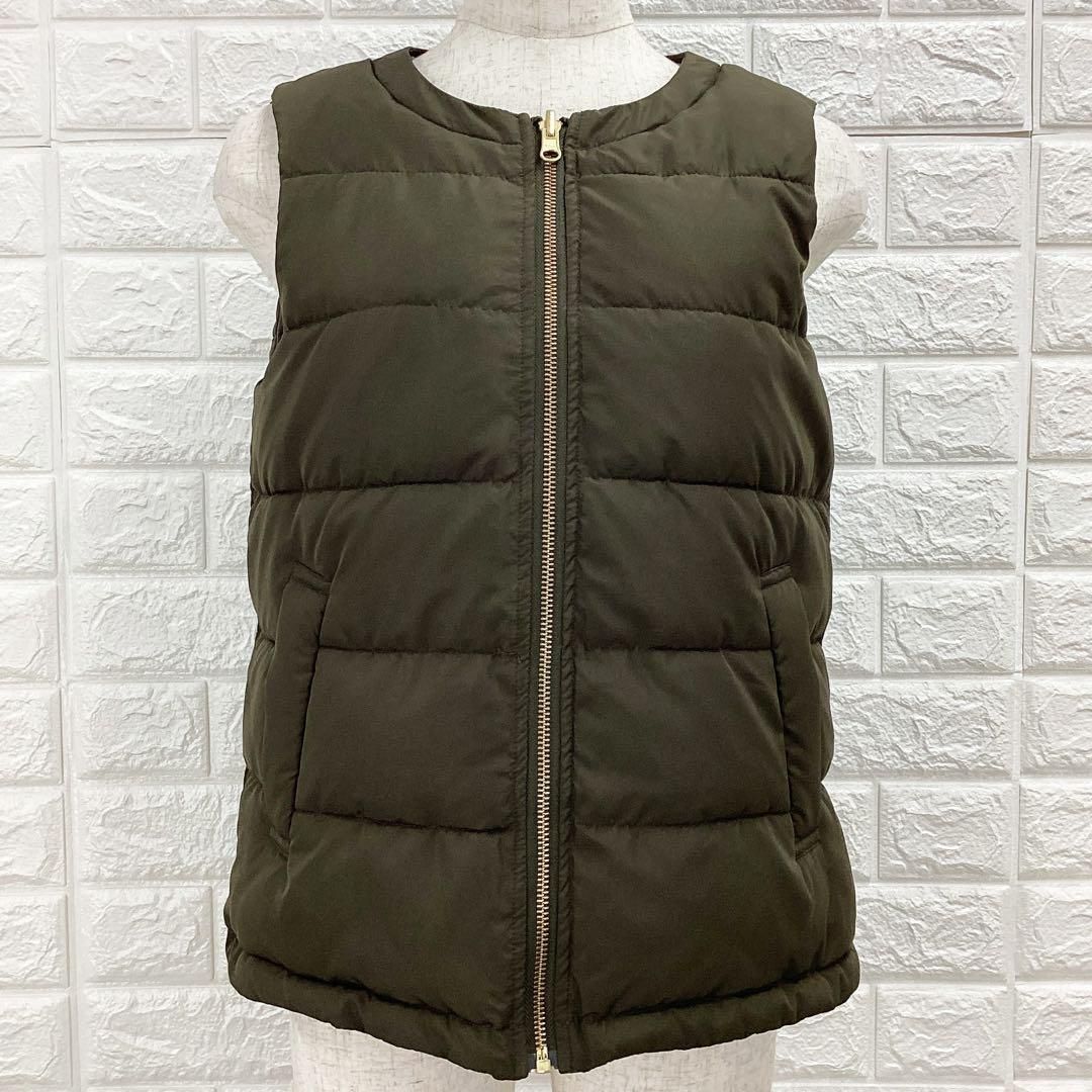 【ほぼ未使用GUCCI】オリーブグリーン ノースリーブダウンベスト オリーブグリーン ノースリーブダウンベスト ほぼ未使用GUCCI