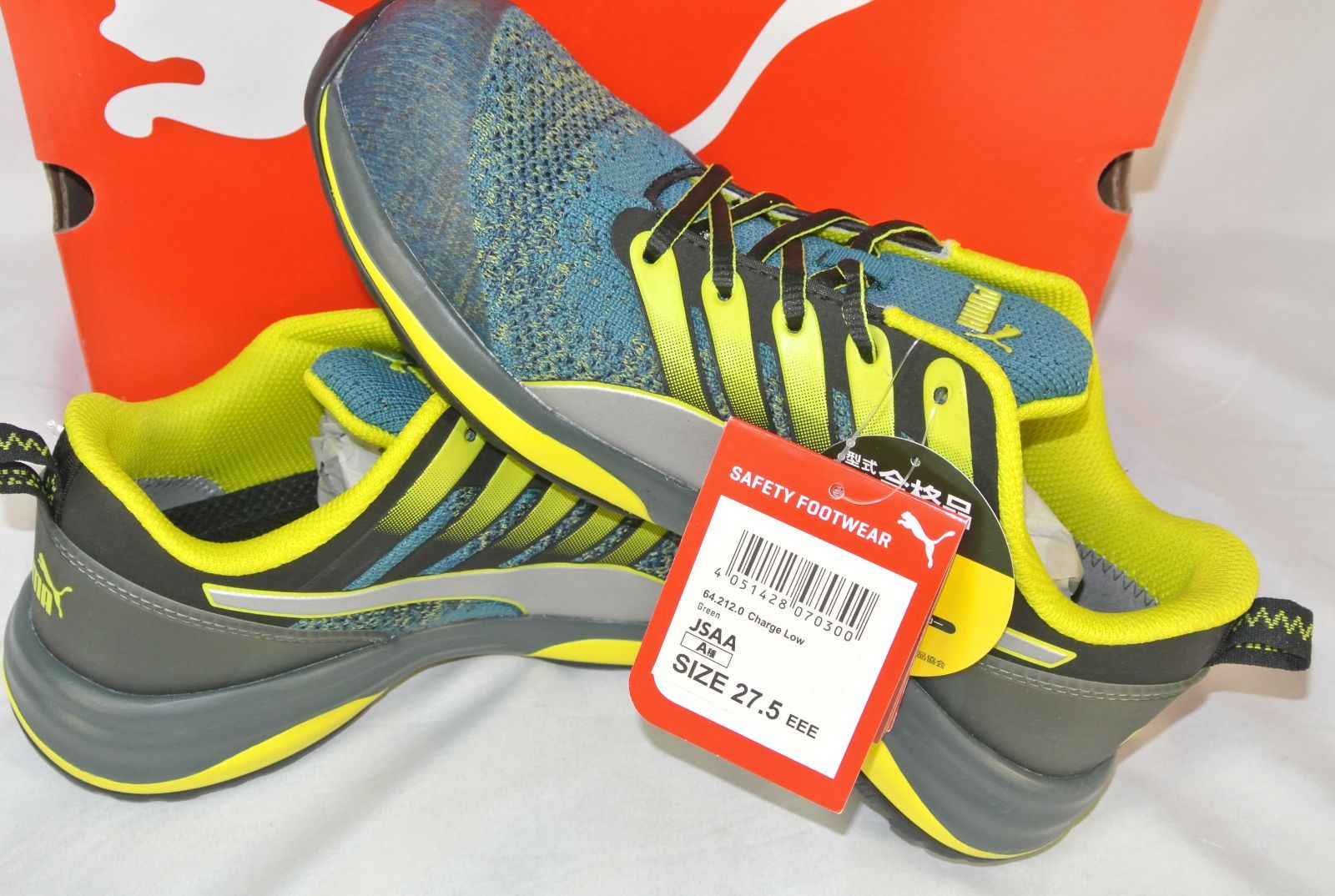 プーマ] ワークシューズ JSAA A種認定 先芯合成樹脂 衝撃吸収
