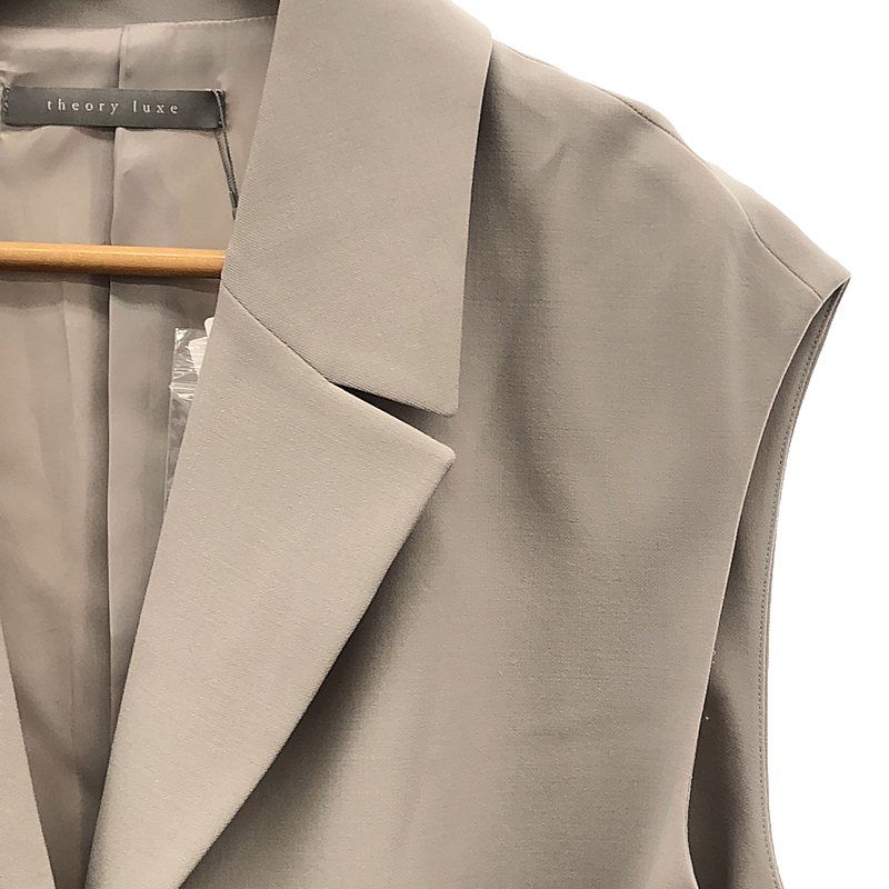 新品】 theory luxe / セオリーリュクス | JOEN ウール混 ロングジレ