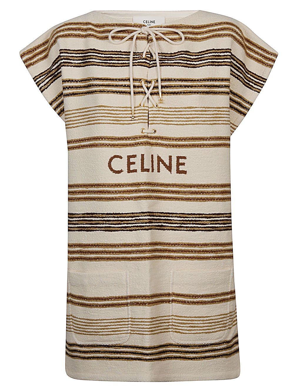 VIP価格！【CELINE】ショートコットンドレス CELINE コットンショートドレス 送料無料 - メルカリ