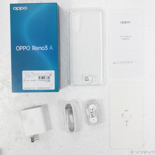 品〕 OPPO Reno3 A 128GB ブラック CPH2013BK 楽天 SIMフリー【344