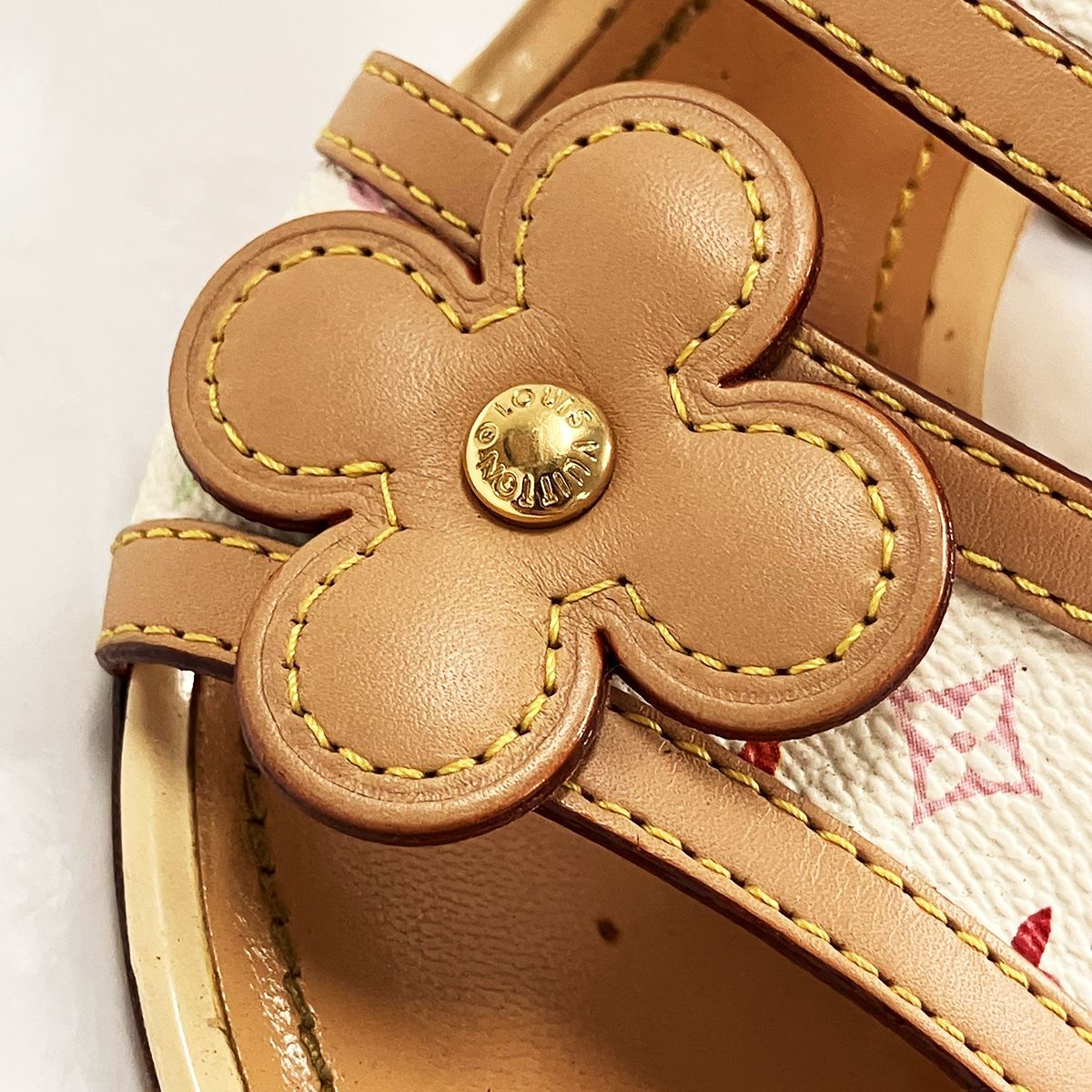 Louis Vuitton モノグラムサンダル LOUIS VUITTON ルイヴィトン モノグラム マルチカラー サンダル サイズ