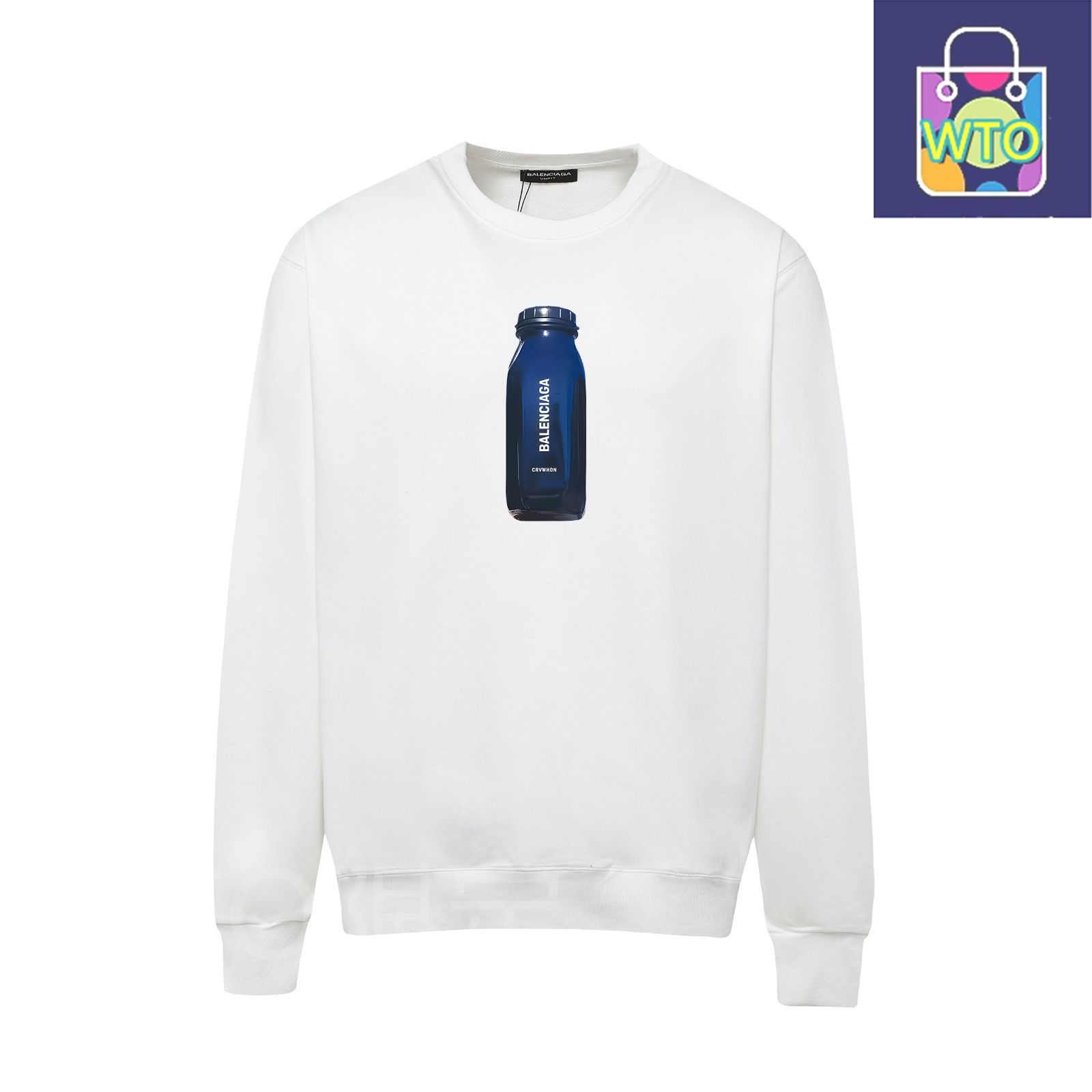 Balenciaga パリセーガ ロゴプリント スウェットシャツ [本日