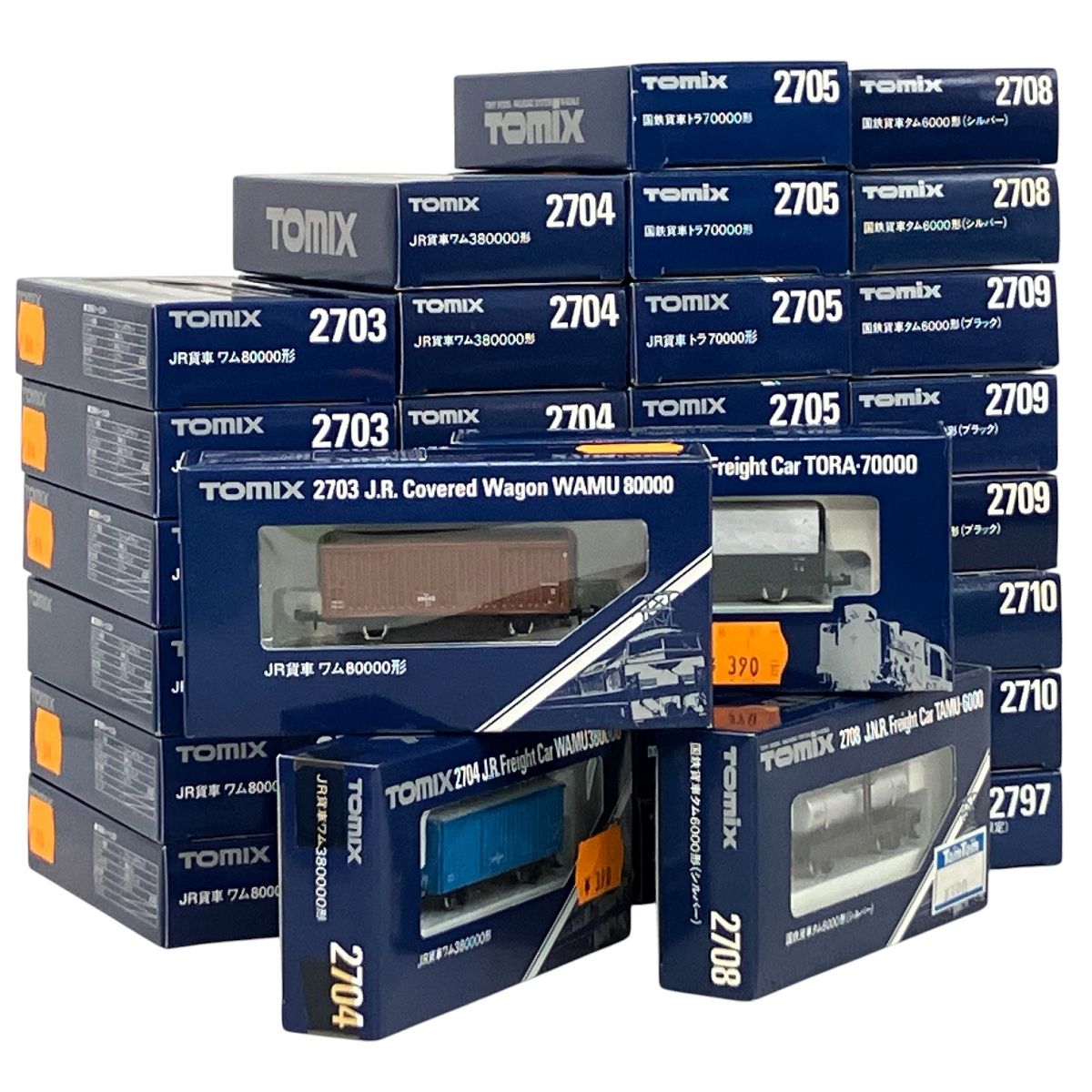 良好 TOMIX JR貨物 ワム380000 ワム80000 トラ70000 タム6000 他 2軸貨車 33両セット Nゲージ 鉄道模型 N10469255
