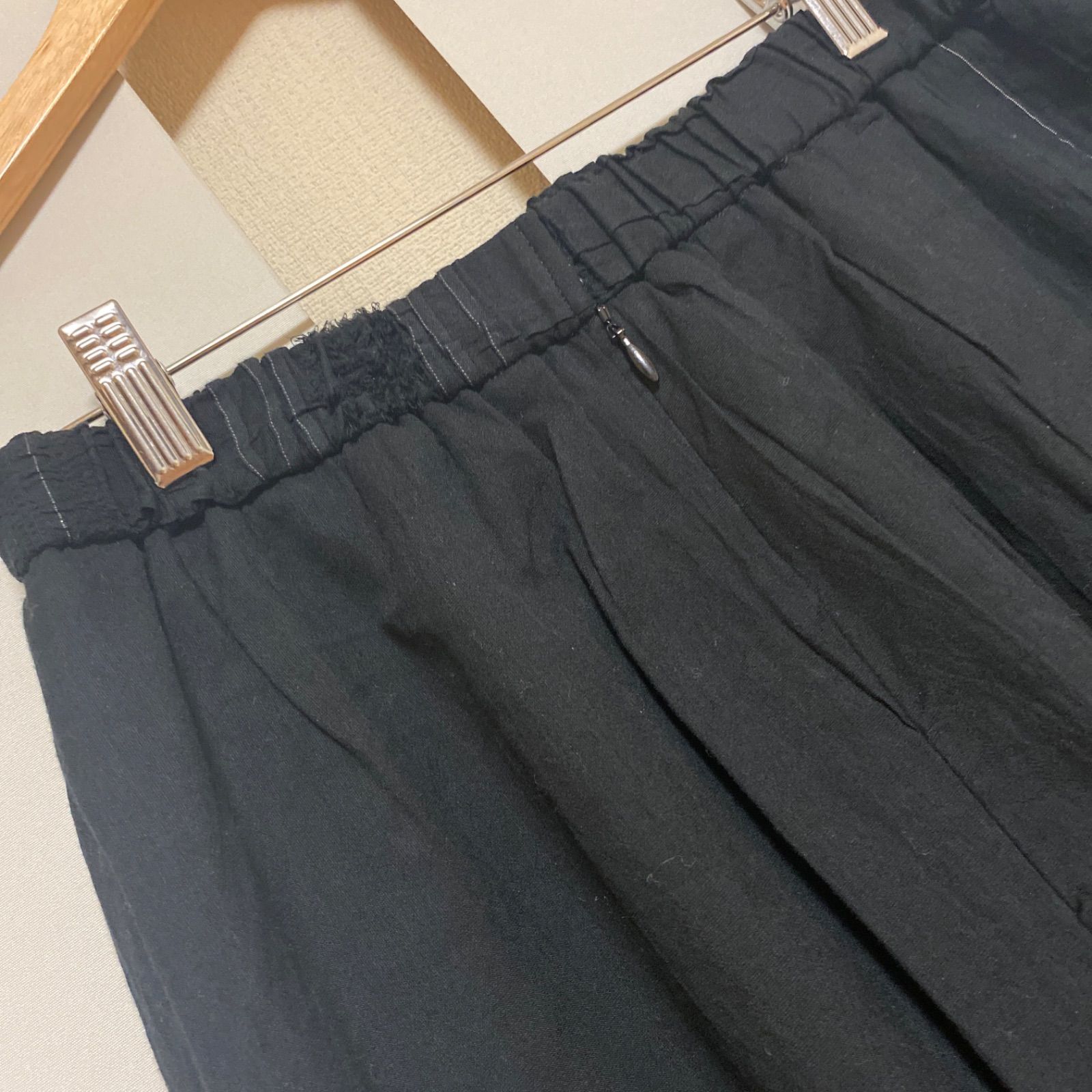 慈雨 日本製 フレアスカート サイズ40 黒 - メルカリ 