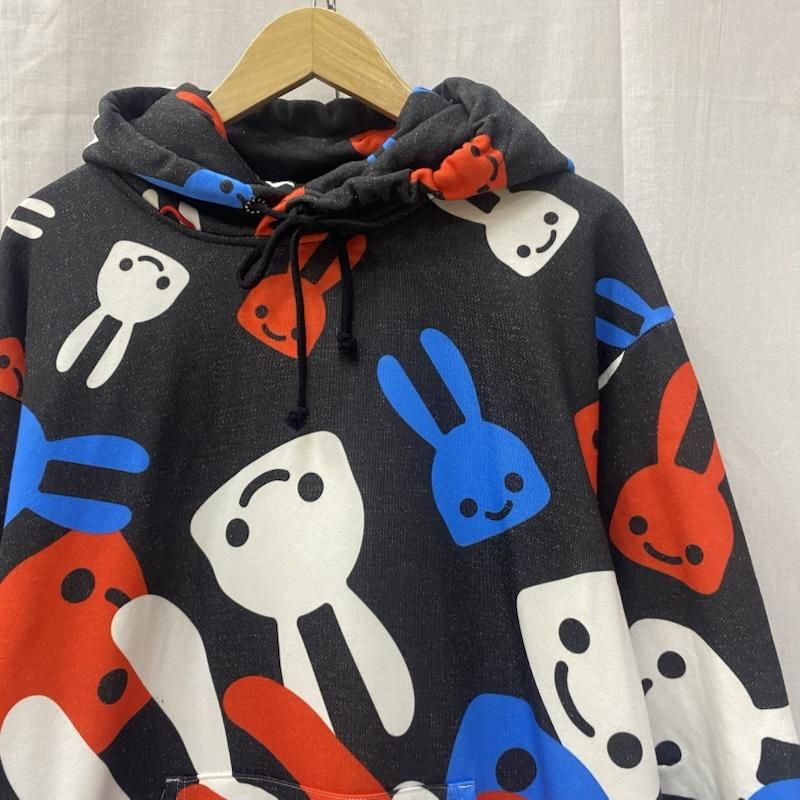 【希少】CUNE キューン ウサ耳 パーカー ブラック 大根デザイン 3サイズ CUNE ZIP PARKA フーディー｜ウサギがいる｜CUNE ONLINE STORE