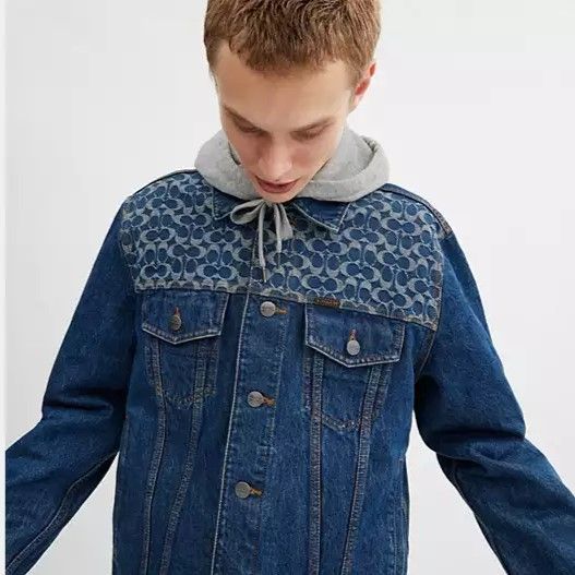 COACH 24AW デニム トラッカージャケット Gジャン シグネチャー