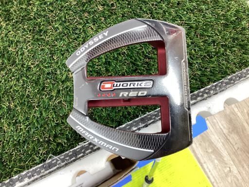 オデッセイ O WORKS RED MARXMAN 34インチ パター PT スチール フレックスその他 メンズ 男性用 右利き 右用 Cランク ゴルフクラブ