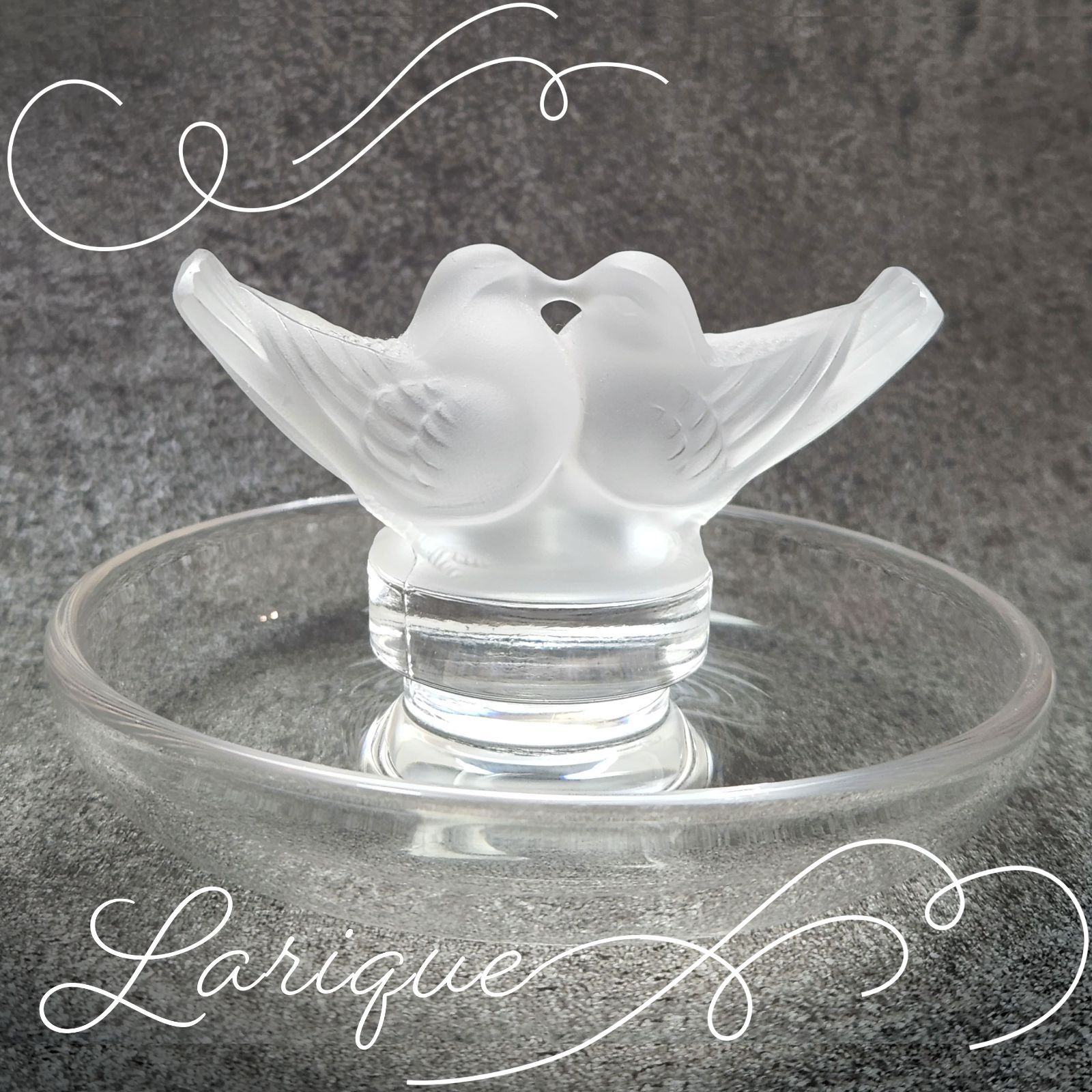 ☆LALIQUE ラリック ドゥコロンブ - 置物