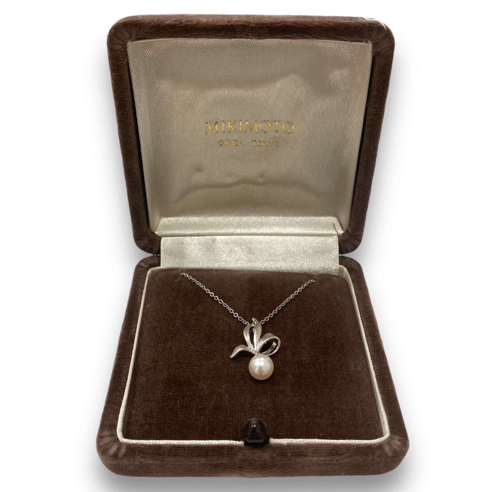 MIKIMOTO パールトップ SILVER ネックレス