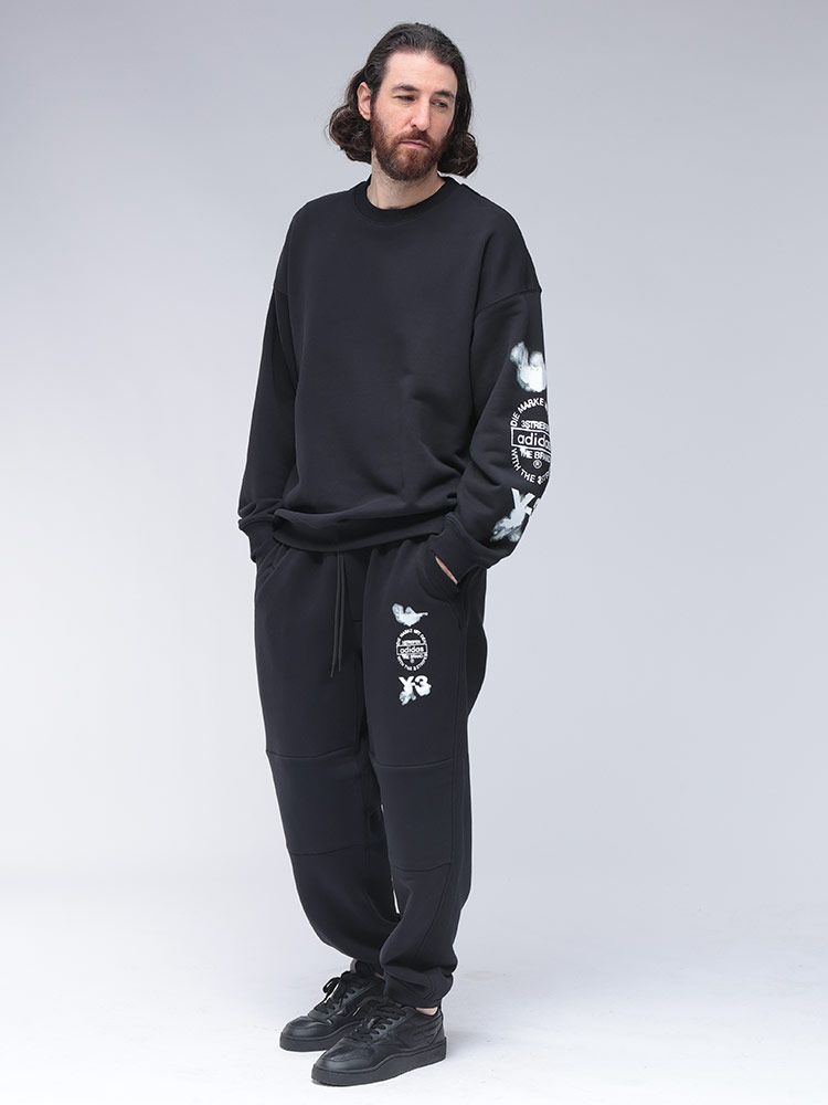 Y-3 レタープリント トラックトップスウェット マスクフーディー Y-3 レタープリント トラックトップスウェット マスクフーディー