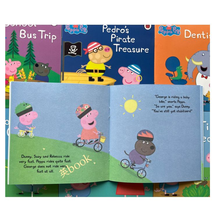 PeppaPig  青ボックス　ペッパピッグ　 絵本50冊　MP3音源　洋書 PeppaPig 青ボックス ペッパピッグ 絵本50冊 MP3音源 洋書 在庫処分