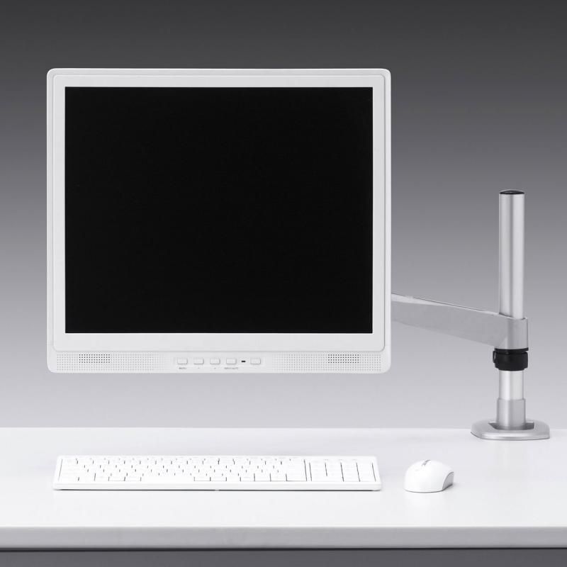 サンワサプライ 水平垂直多関節液晶モニターアーム クランプ式 CR-LA1003N
