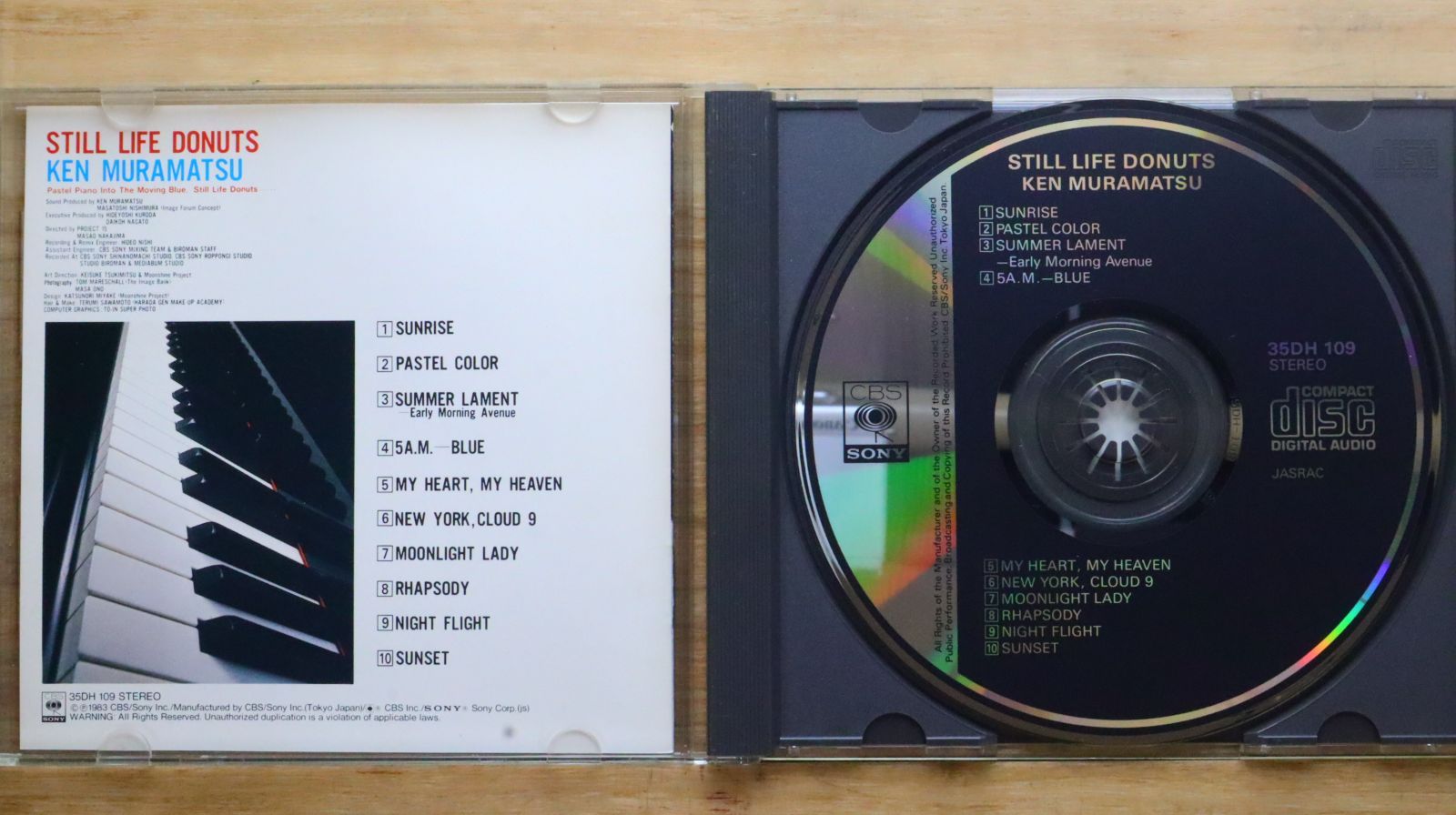 CD☆2枚／村松健／スティル・ライフ・ドーナッツ／＋BLUE／35DH 109 村松健 KEN MURAMATSU ‎/ スティル・ライフ・ドーナッツ STILL