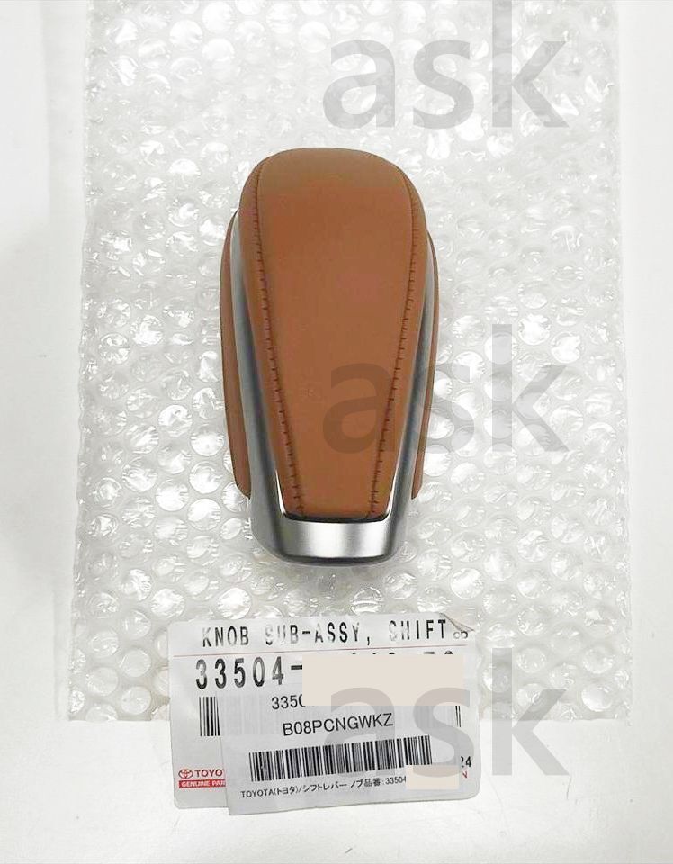 新品 未使用 Lexus LC500 LC500h 2018-24用 シフトノブ ［オーカー (茶) ］New Genuine Ochre Shift Knob レクサス 純正部品
