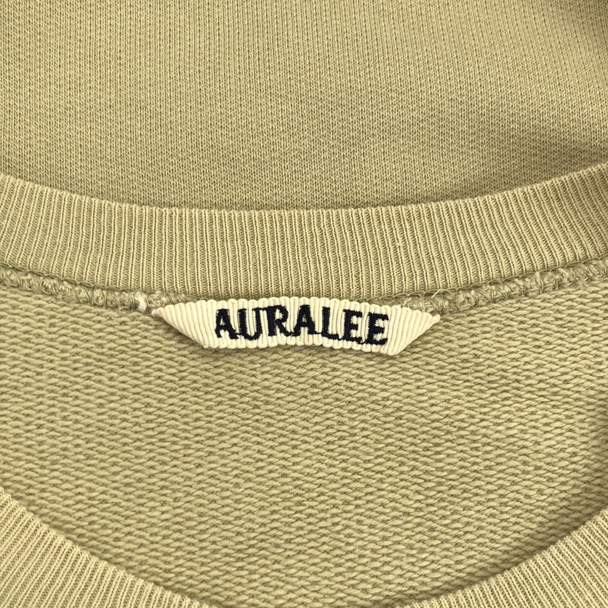美品✨オーラリー SUPER SOFT SWEAT BIG P/O 1 ベージュ 1/23(水)発売 AURALEE SUPER SOFT SWEAT BIG P/O | andPheb