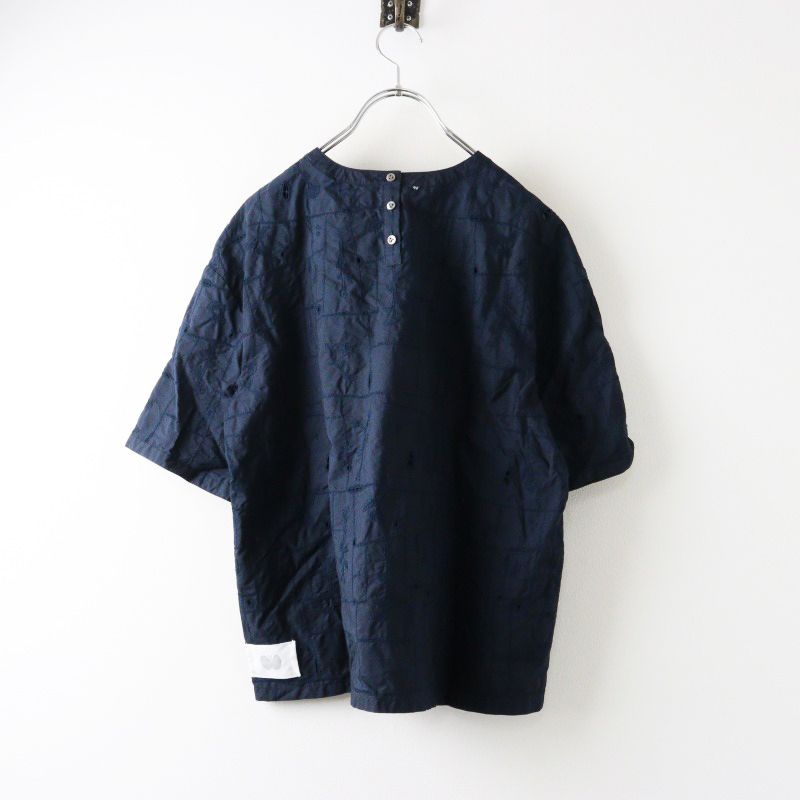 ミナペルホネン　ブラウス　38　garden patchwork ミナペルホネン mina perhonen neutraali garden patchwork