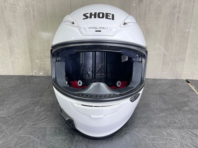 HONDA SHOEI Z-7 ヘルメット シールド無し 【中古】 ホンダ ショウエイ ショーエイ Sサイズ 55cm ホワイト バイク用品/65939