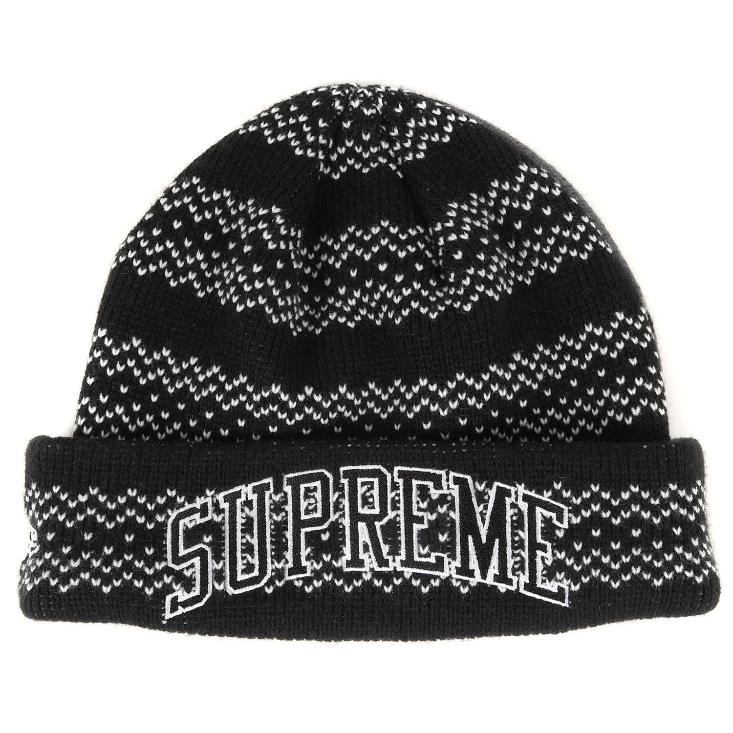 Supreme シュプリーム NEW ERA ニューエラ ボーダー カモフラージュ ニット ビーニー Split Beanie 22AW ブラック 黒  ニットキャップ