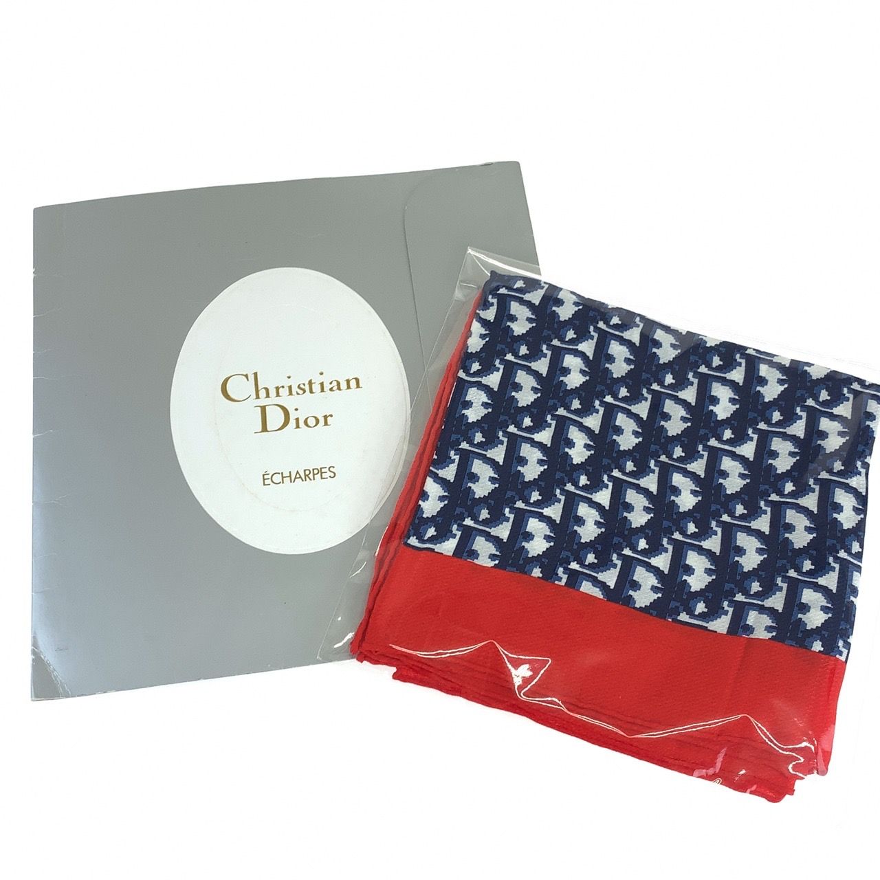 Christian Dior クリスチャンディオール シルクハンカチ トロッター クリスチャンディオール Dior スカーフ シルク100％ トロッター