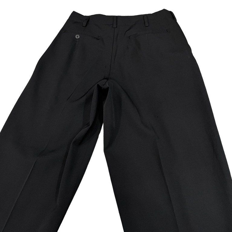 90年代 Y's for men 2タックウールスラックス ウールギャバ Y's for men ウールギャバジン内外2タックパンツ スラックス