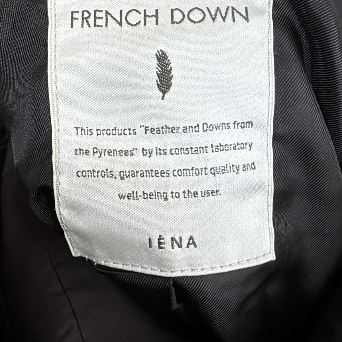 贅沢な IENA イエナ ダウンコート サイズ38 M レディース - 黒 長袖 フォックス ジップアップ ファー取り外し 冬 残り3日