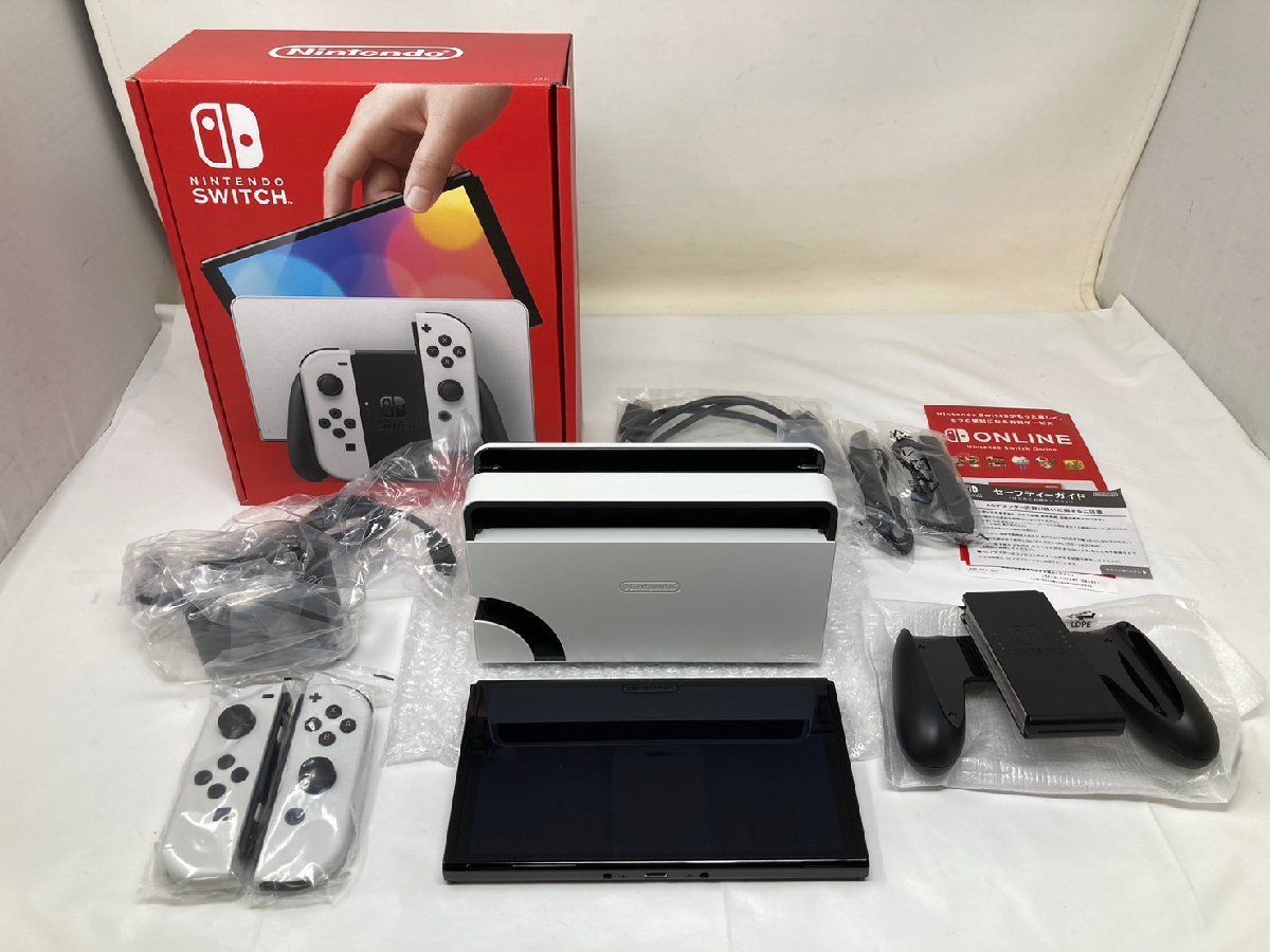 ◆ Nintendo 任天堂 NintendoSwitch 有機ELモデル HEG-S-KAAAA ホワイト ニンテンドースイッチ◆15914