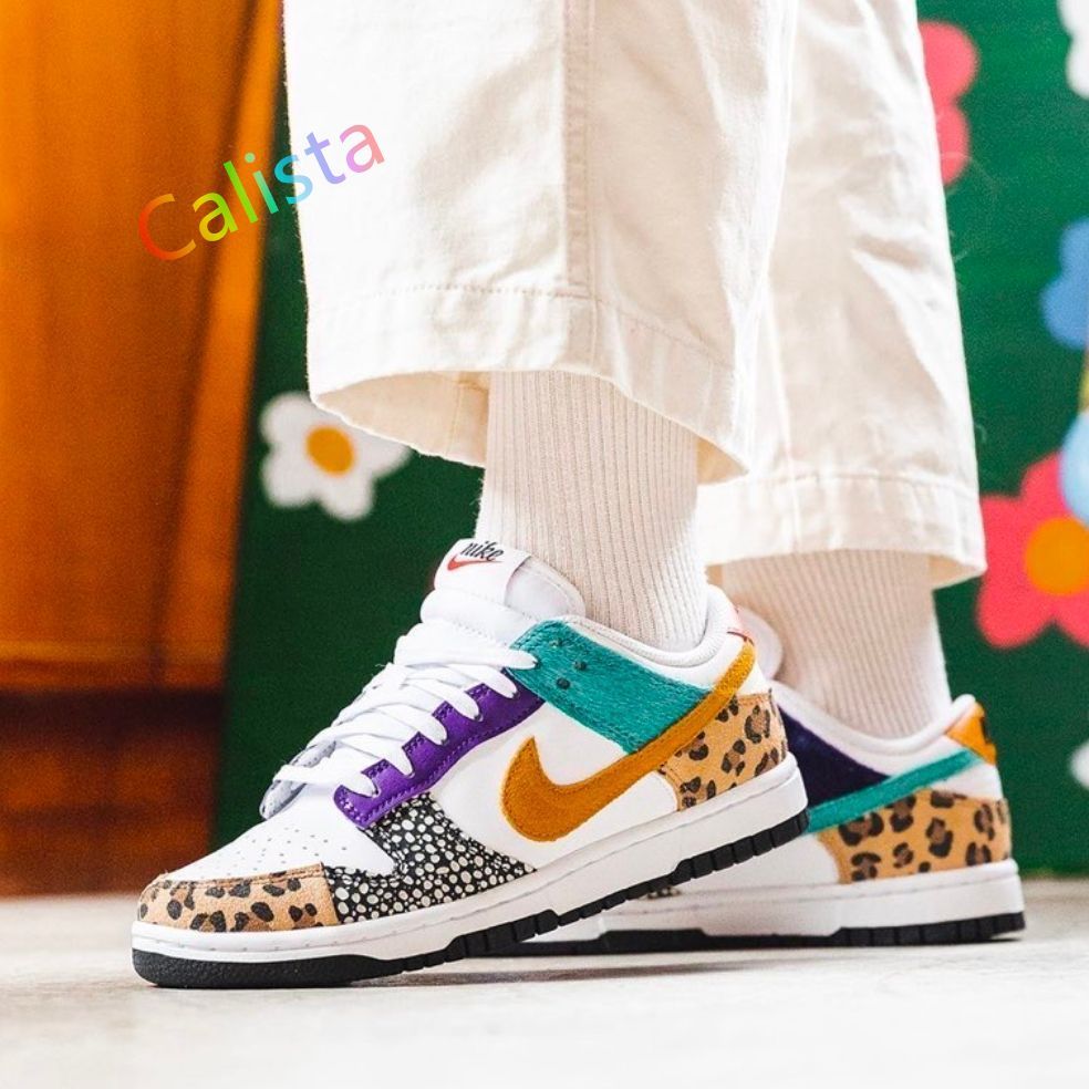 Nike ナイキ ウィメンズ ダンク ロー “パッチワーク“ Nike Dunk Low “Safari Mix (Women's)“ ナイキ  ウィメンズ レディース スニーカー ランニングシューズ - メルカリ