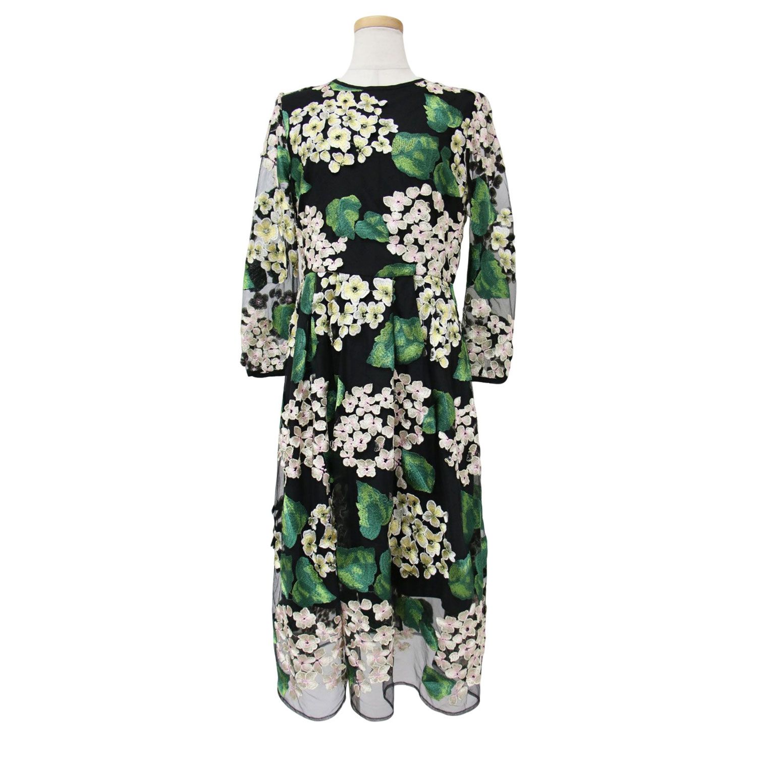 美品 Chesty チェスティ ワンピース ブラック系 黒 サイズ:1(M  