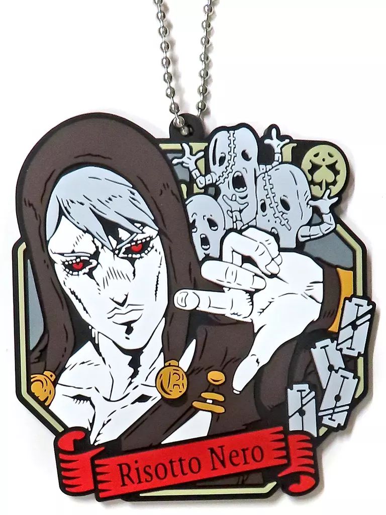 A賞 リゾット・ネエロ 一番くじ ジョジョの奇妙な冒険 HITMAN TEAM 中古】キーホルダー リゾット・ネエロ ラバーチャーム 「一番